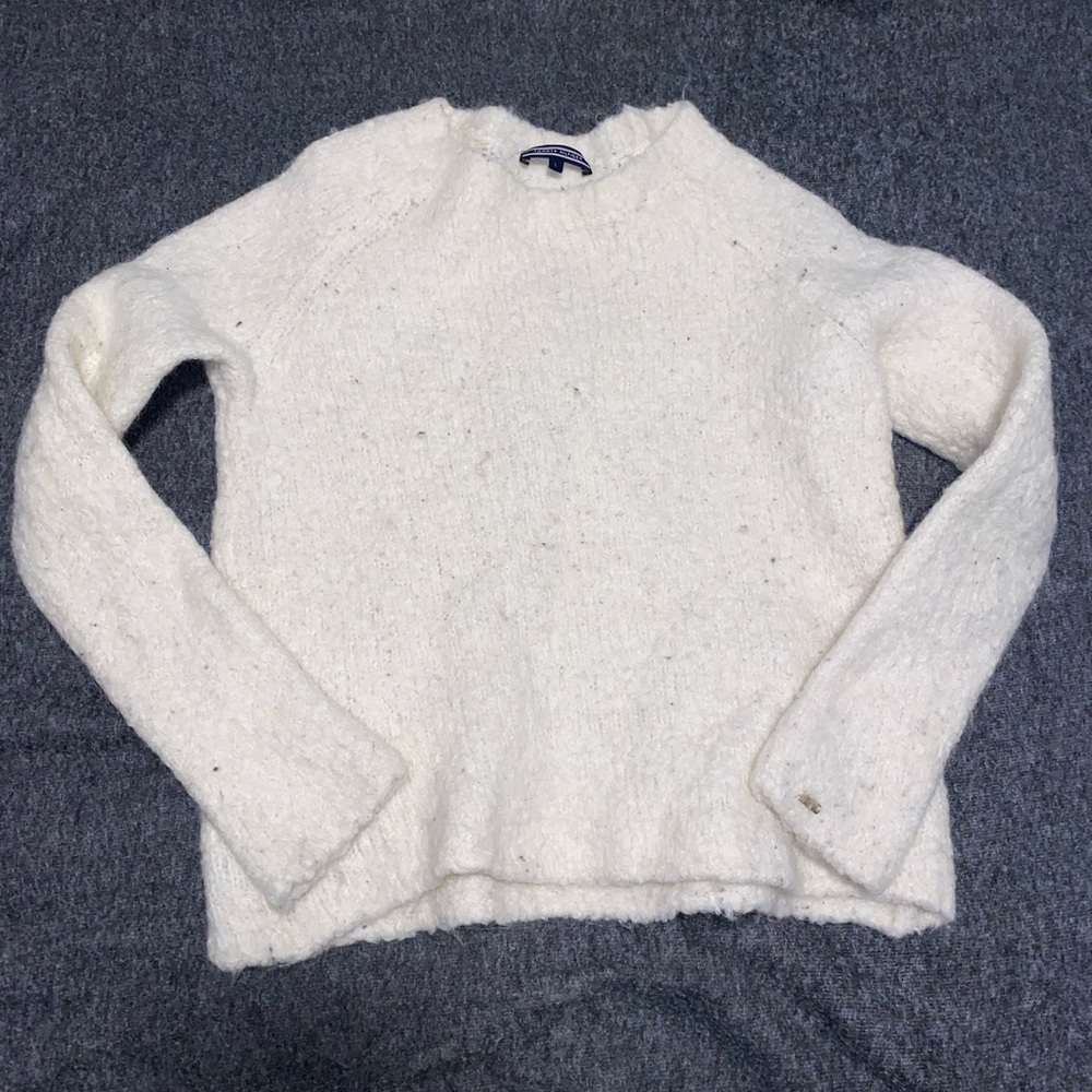 Faux fur sweater